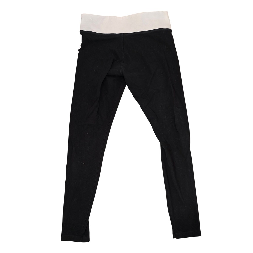 Pink Victoria's Secret Yoga Leggings Black White Logo Medium Y2k VS PInk - Picture 4 of 4